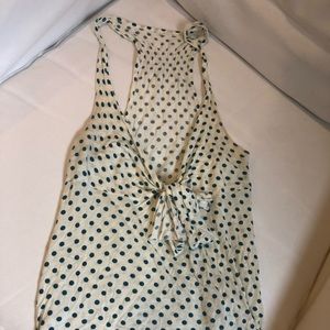 Polka dot tank size medium from Mango